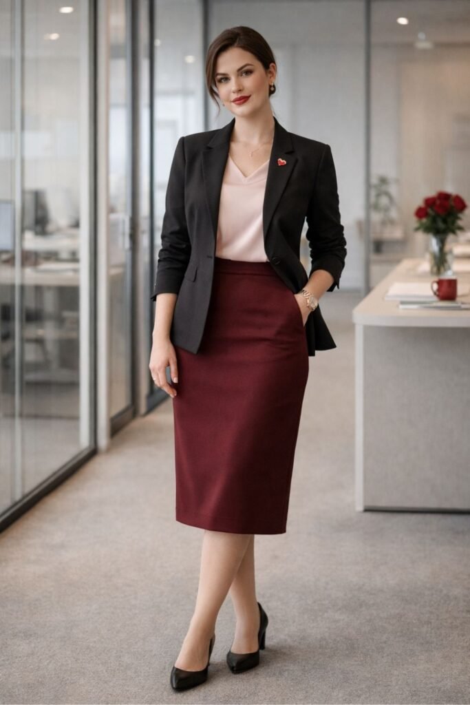 Office Romance: Professional With Festive Flair