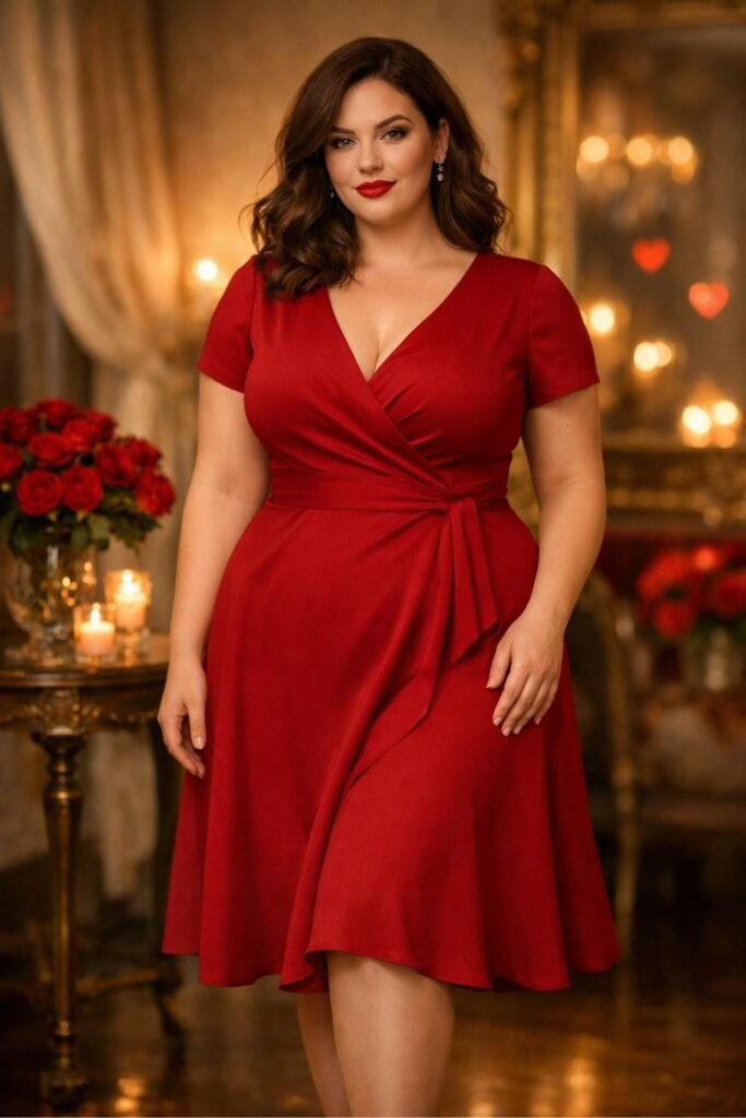 The Classic Red Dress for Timeless Valentine's Romance