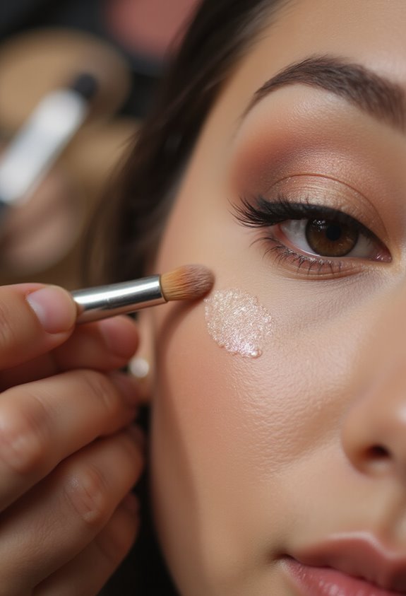 apply primer prime eyeshadow