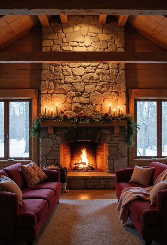 cozy intimate rustic togetherness