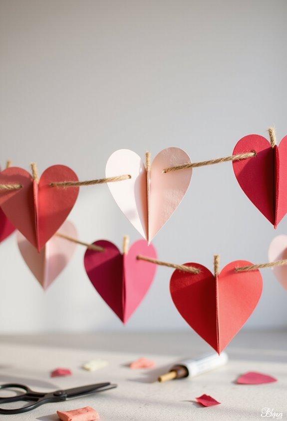 easy valentine s diy garland
