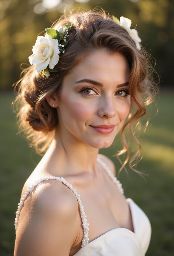 elegant romantic sophisticated french twist