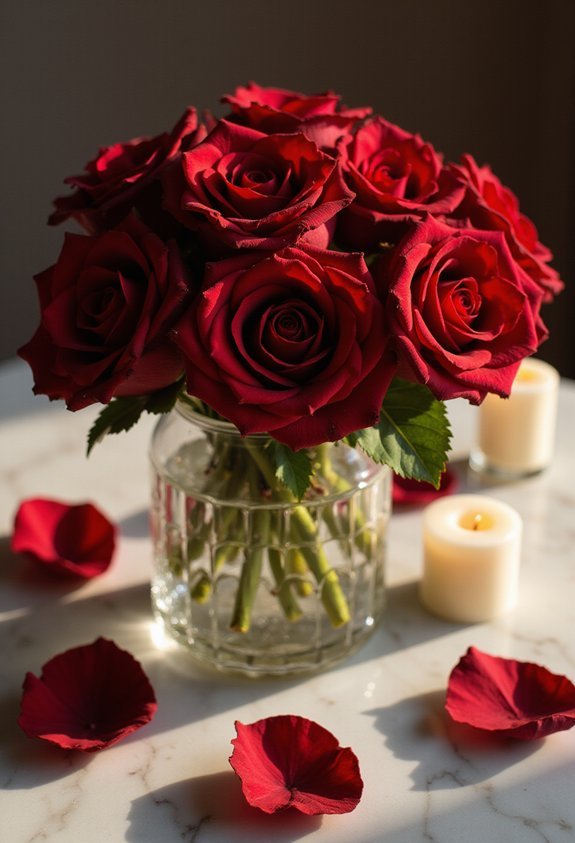 elegant statement making rose arrangements