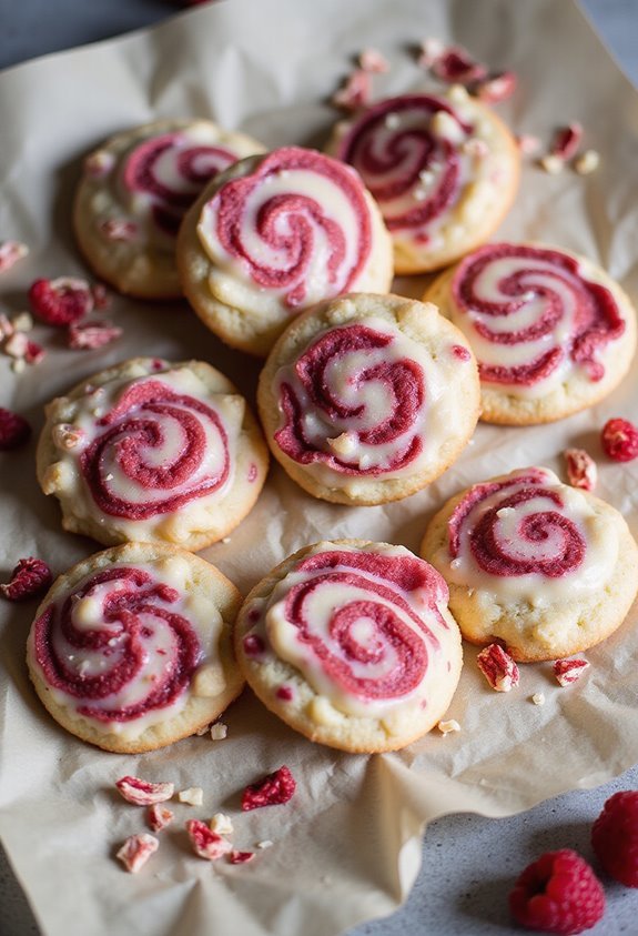 elegant tart swirled delicate cookies