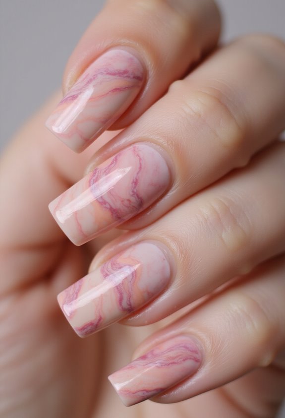 ethereal marble romantic understated elegance