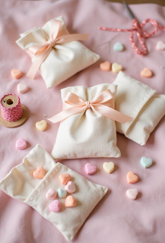 fragrant nostalgic conversation heart sachets