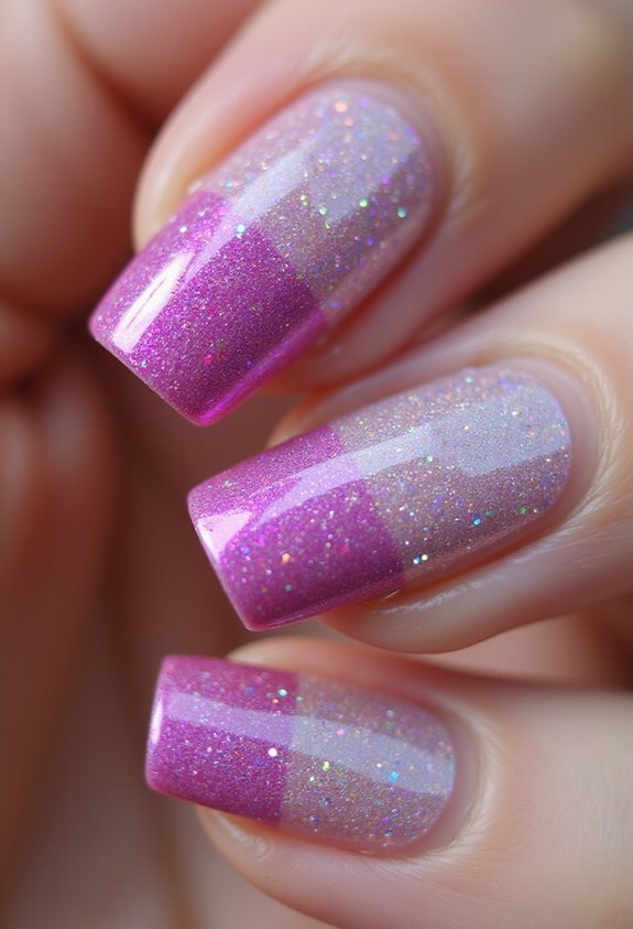 futuristic holographic iridescent pink glamour
