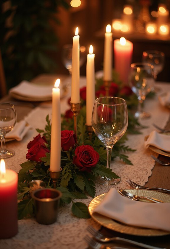 intimate candlelit tablescape elevated experience