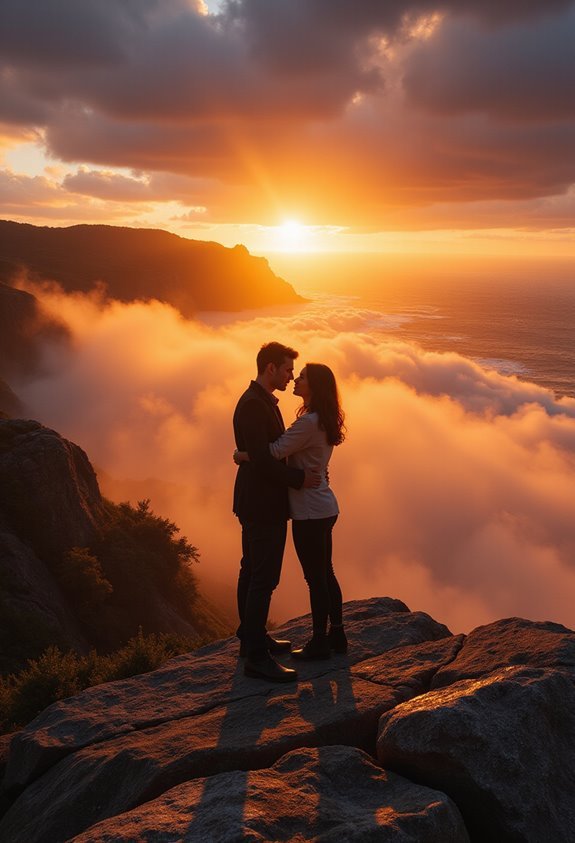 intimate outdoor nature connection