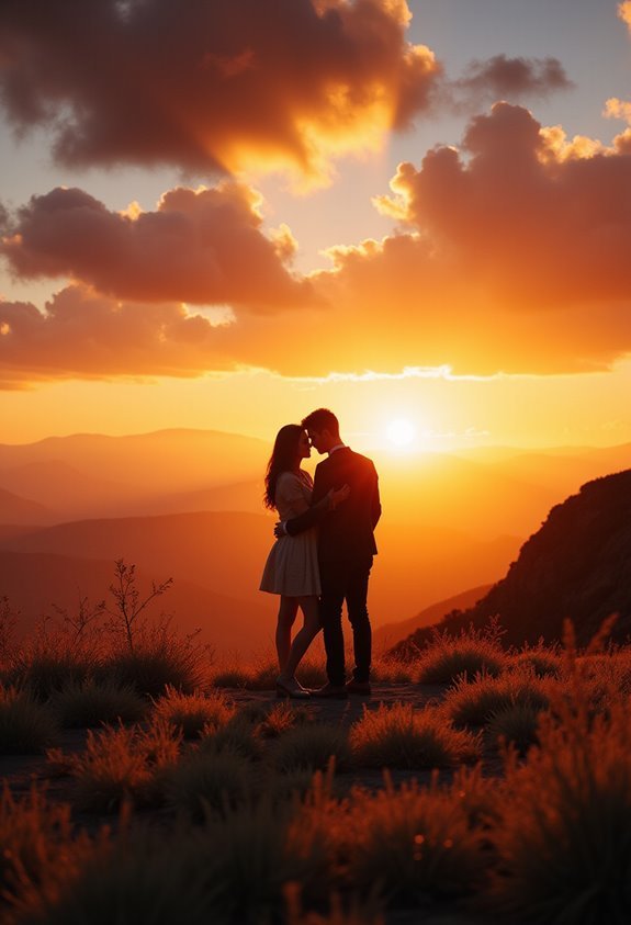 intimate sunset experience at scenic location