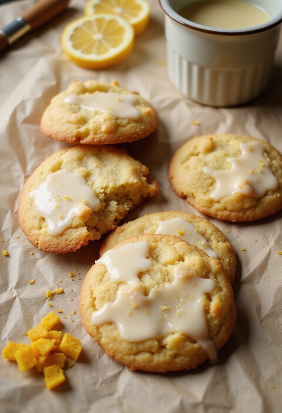 lemon glazed butter cookies for valentine s