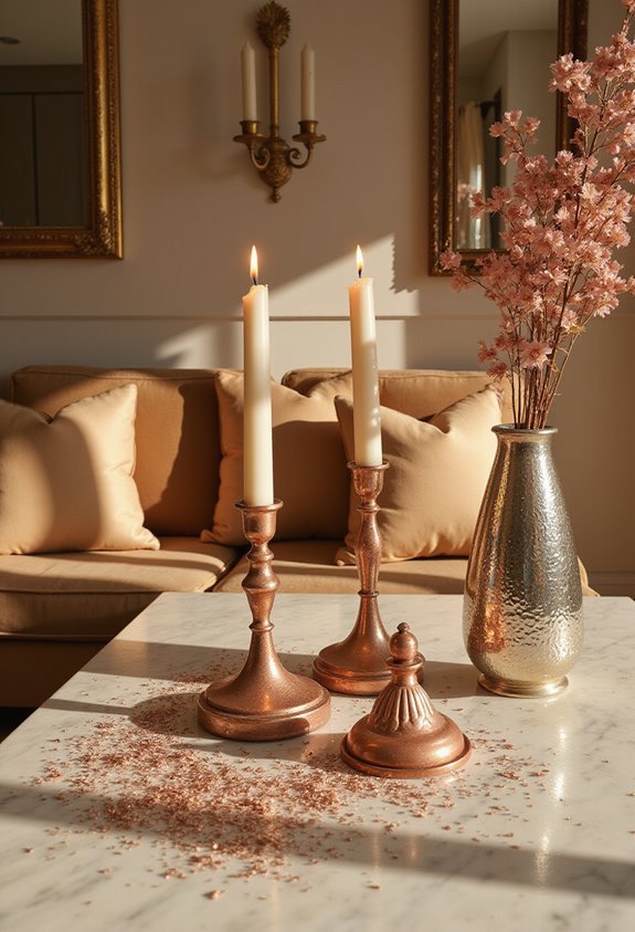 luminous glamorous metallic balanced