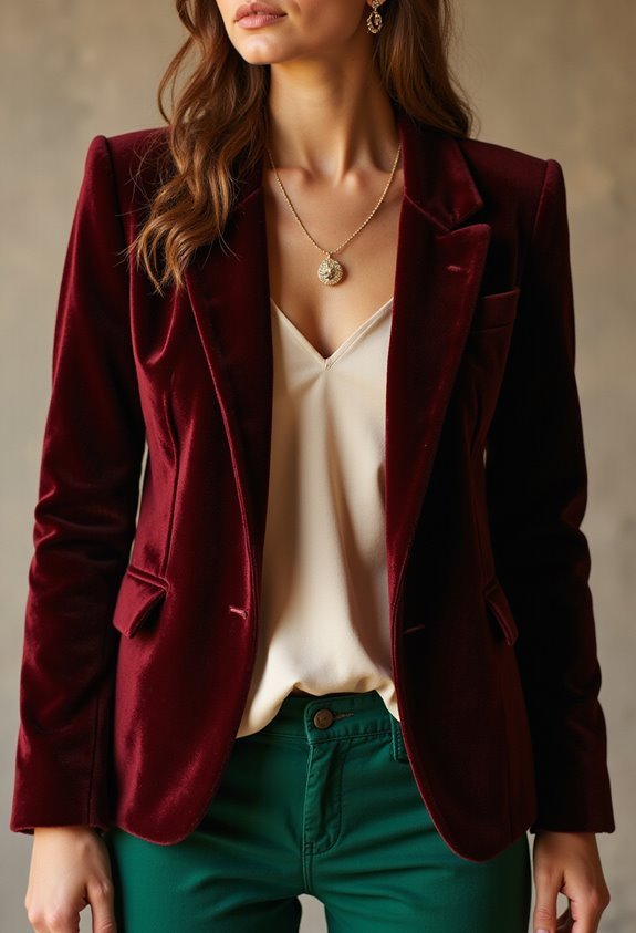 luxurious texture jewel toned velvet silk camisole refined sophistication