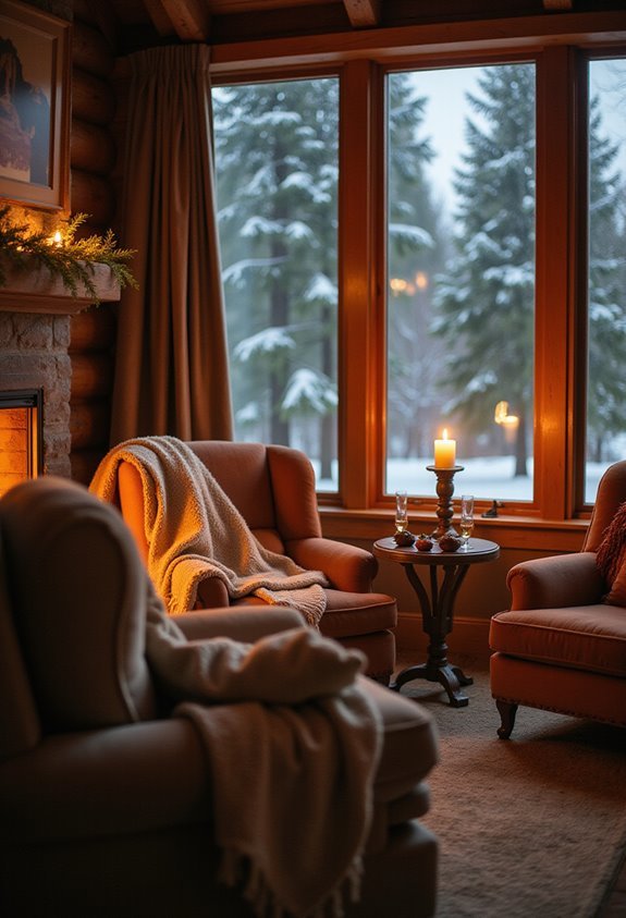 peaceful intimate tranquil disconnected