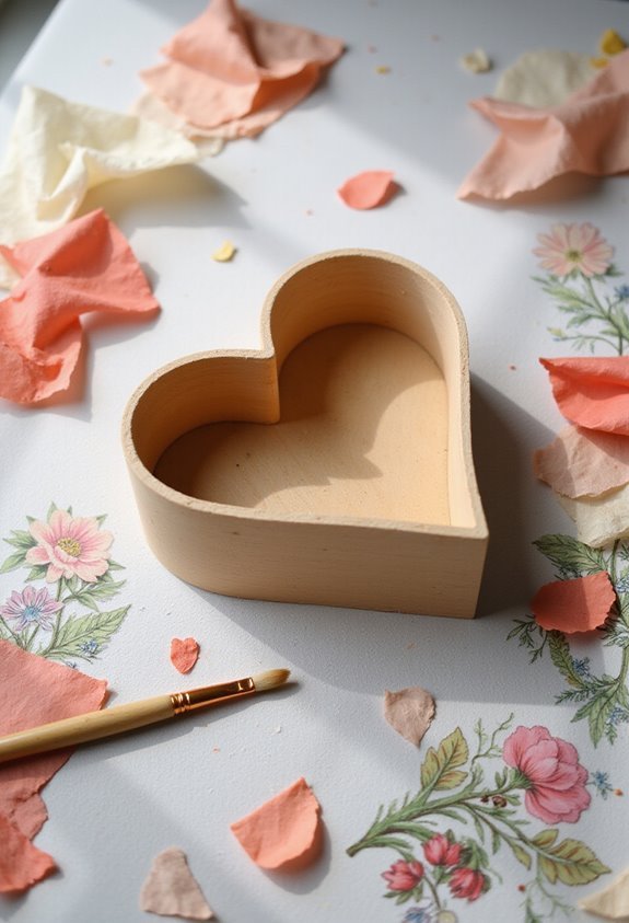 personalized valentine s treasure with decoupage