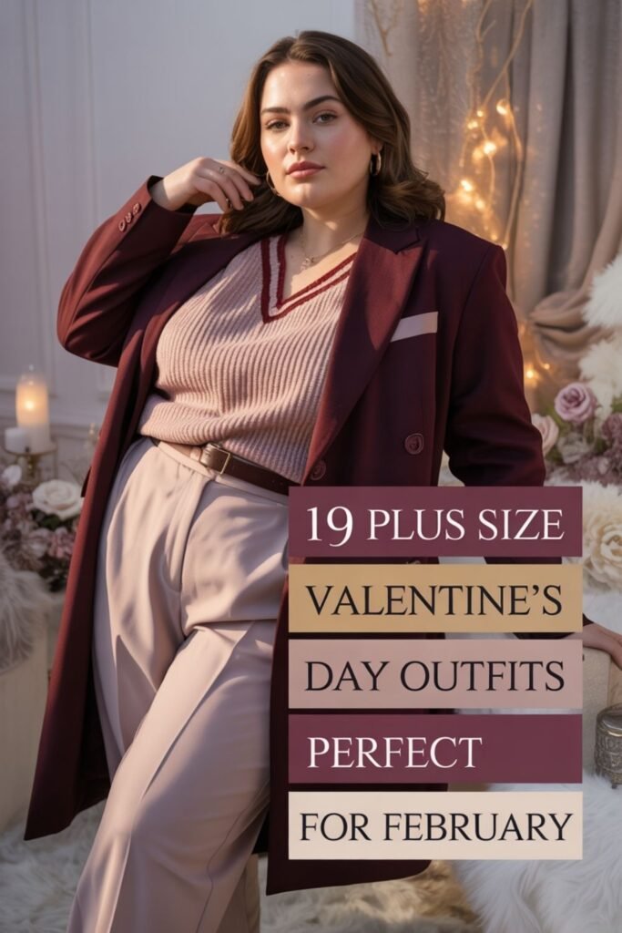 plus size valentines day outfit