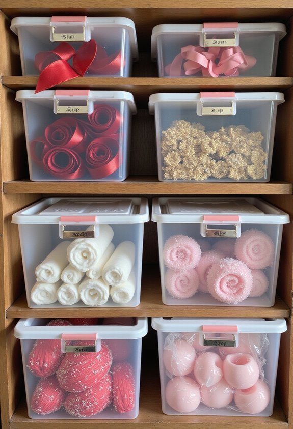 preserve organize and reuse decorations