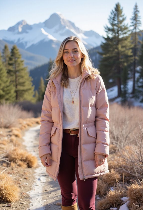 romantic comfortable practical effortless outdoor outfit