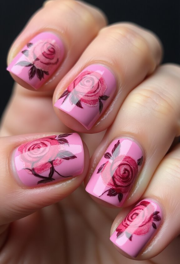 romantic elegant vibrant botanical