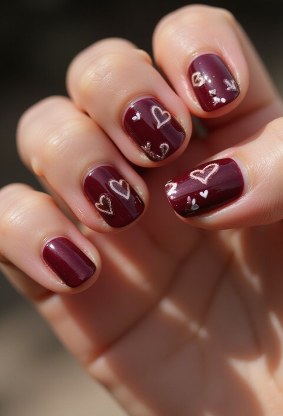 romantic vibrant irregular thoughtful nails
