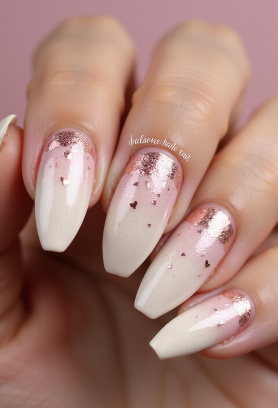 soft romantic ombre accented