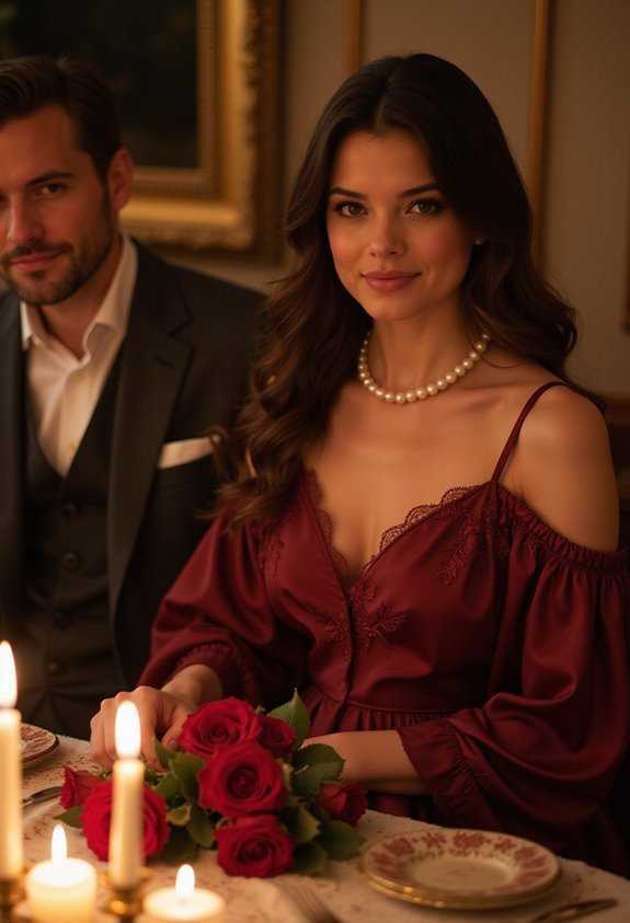 sophisticated elegant intimate dinner date