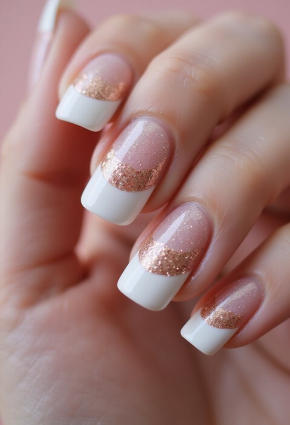 sparkling elegant glamorous valentine s day nails
