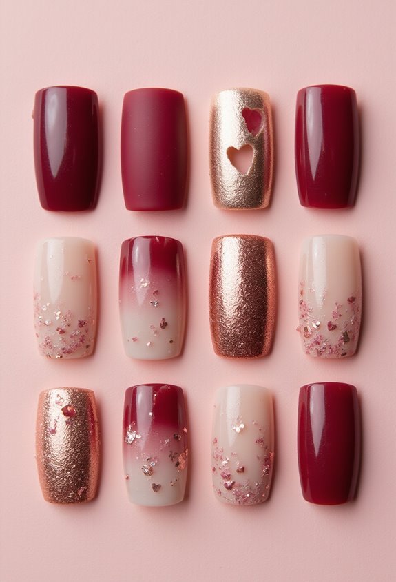 square nail art designs