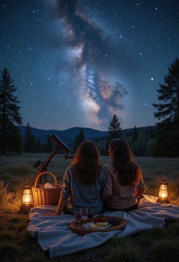 stargazing intimacy cosmic wonder romantic experience