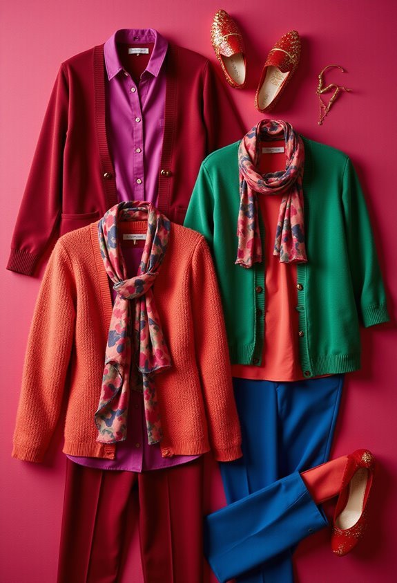 vibrant confident statement making color play
