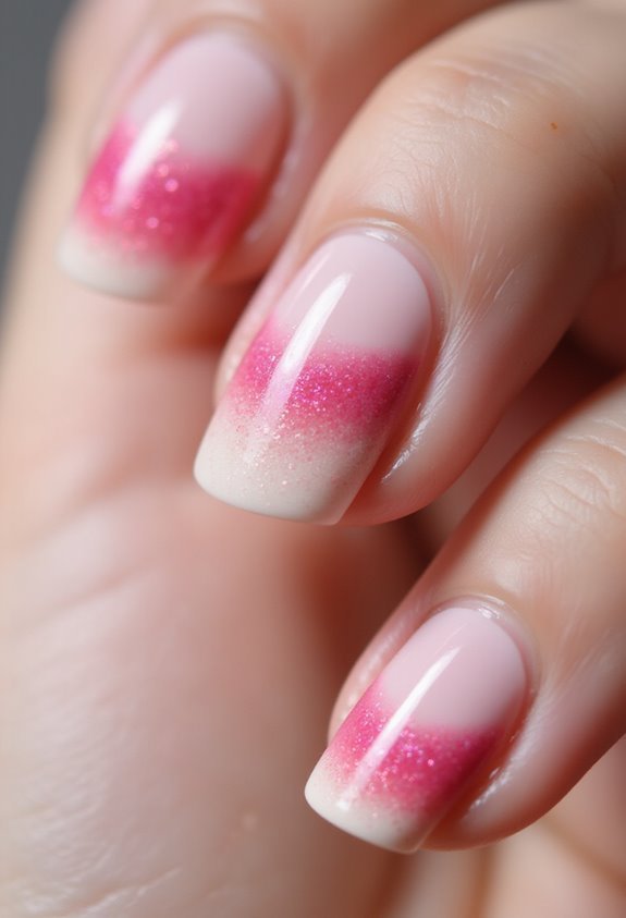 vibrant ombre nail design technique