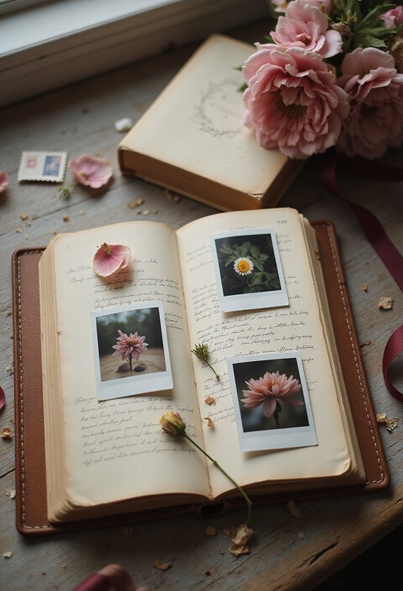 visual timeline of love story