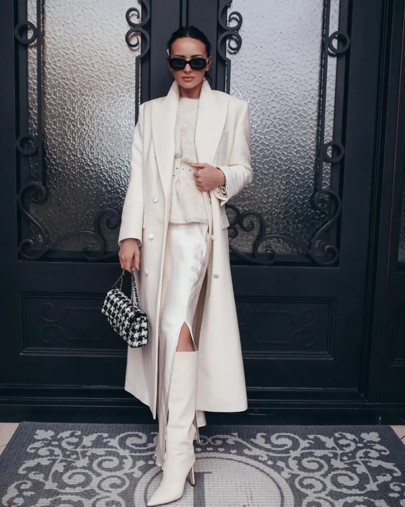 Winter White in Four Textures