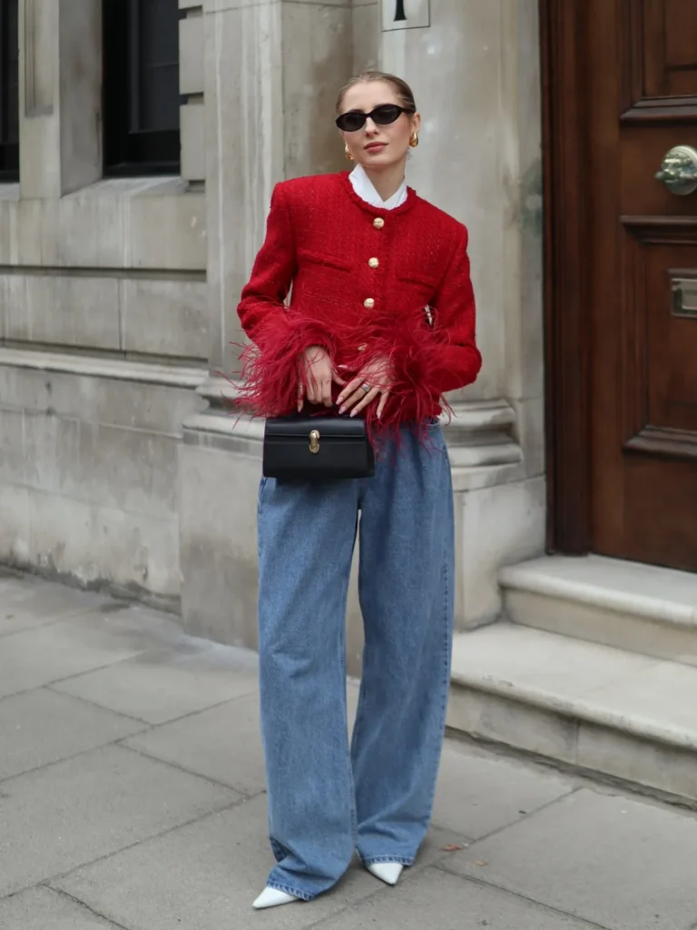 A Red Tweed Jacket for Big Meeting Days