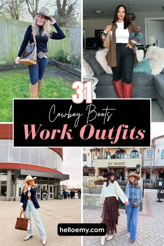 Cowboy Boots Work Outfits