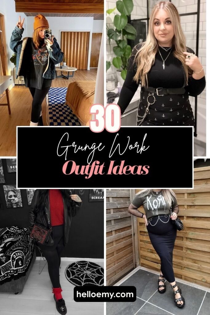 Grunge Work Outfit ideas