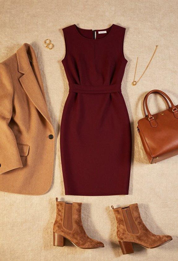 ankle boots enhance midi dresses