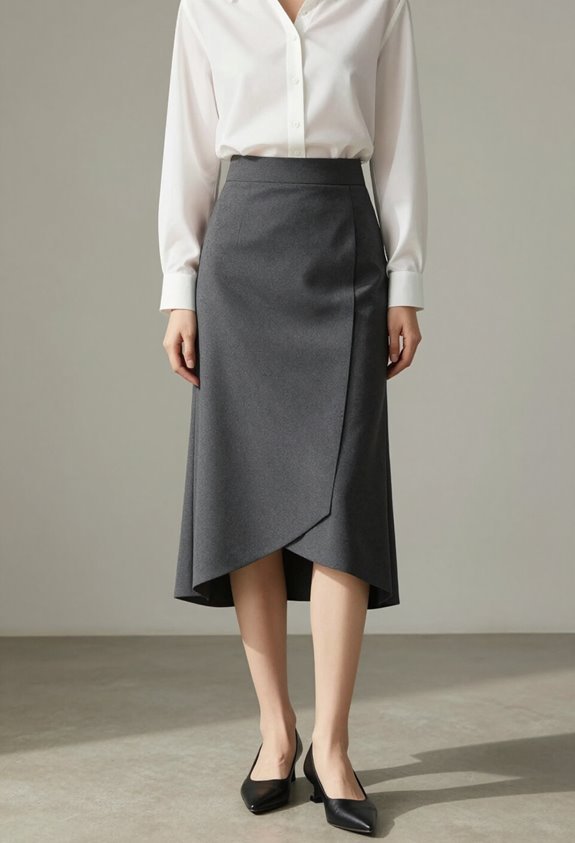 asymmetrical elegance for professionalism