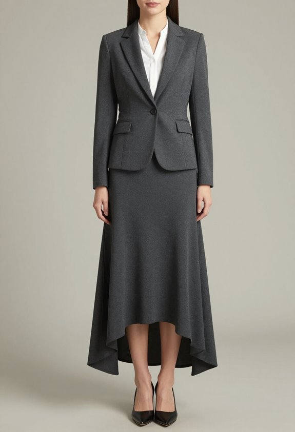 asymmetrical maxi skirt style