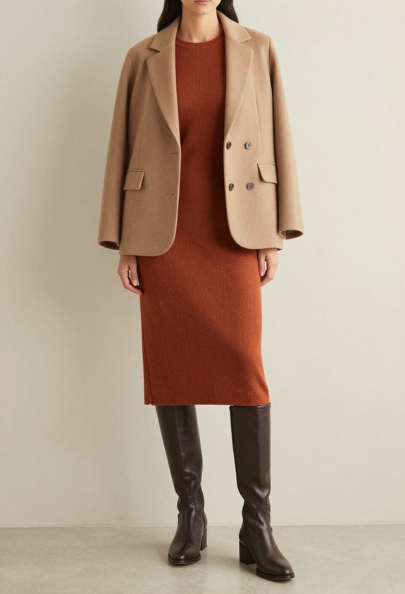 autumn dress and boots