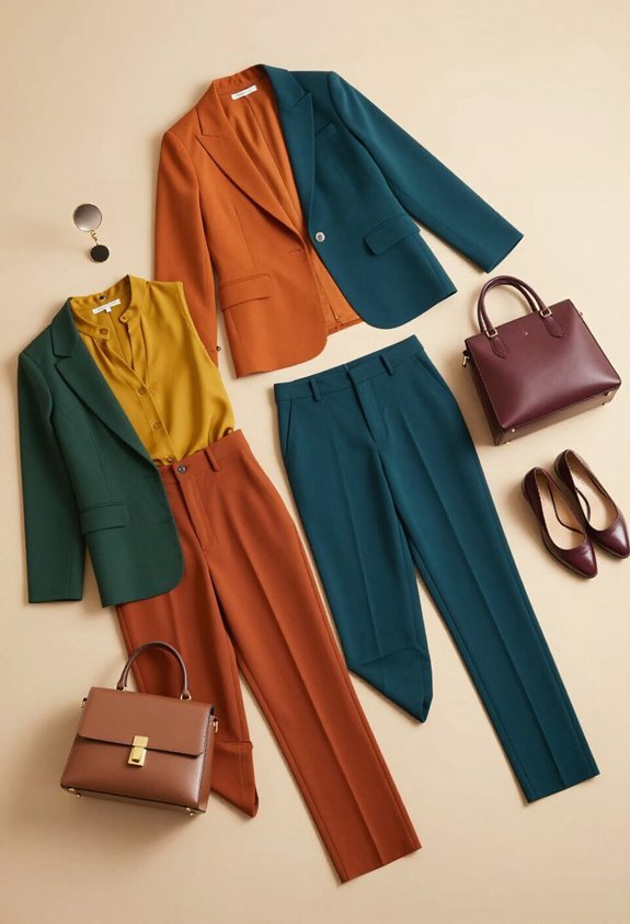 autumn hues enhance workwear