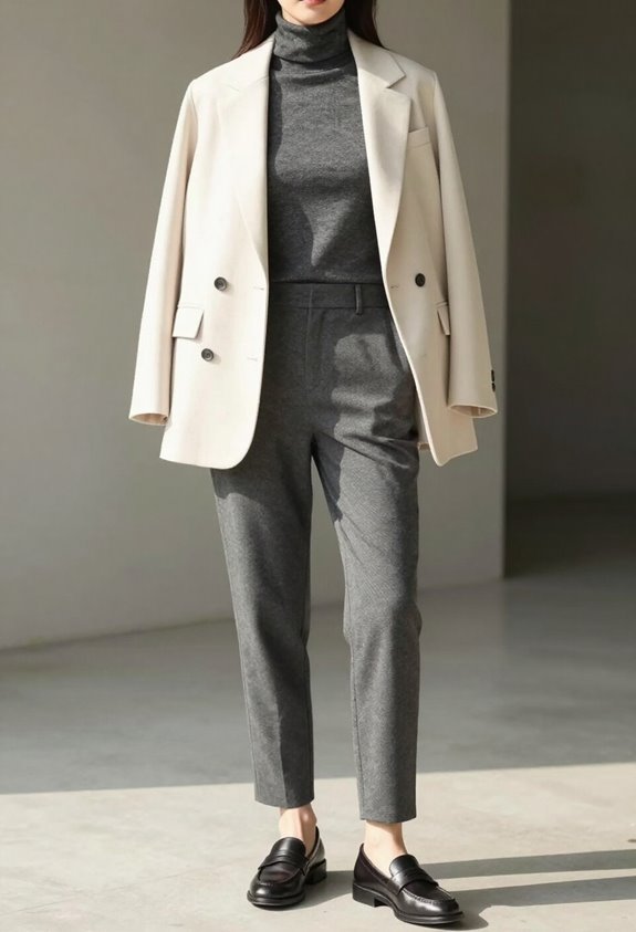 balanced proportionate outfit styling