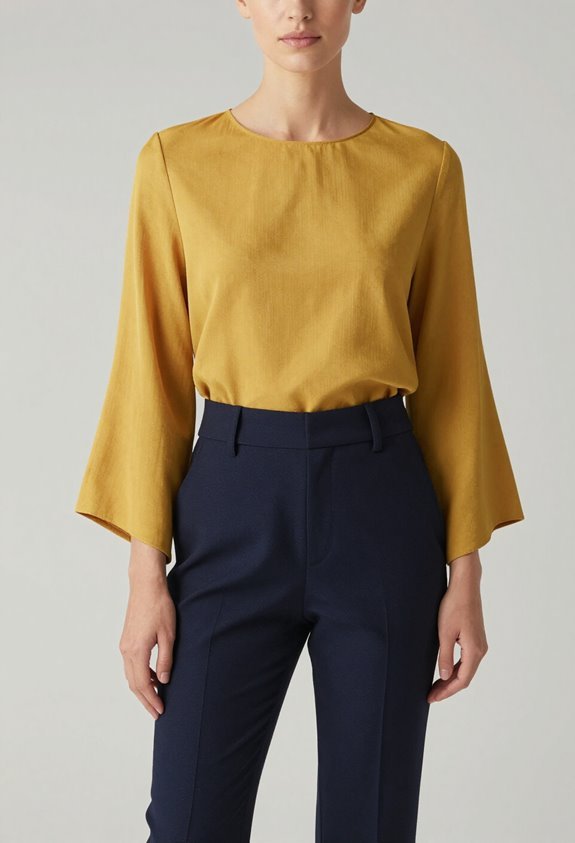 bold color office attire