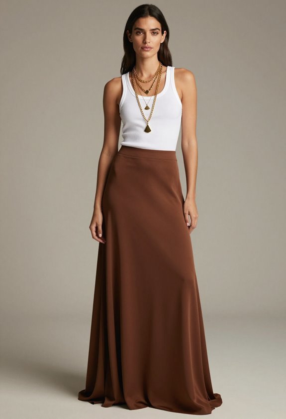 bold jewelry minimal top