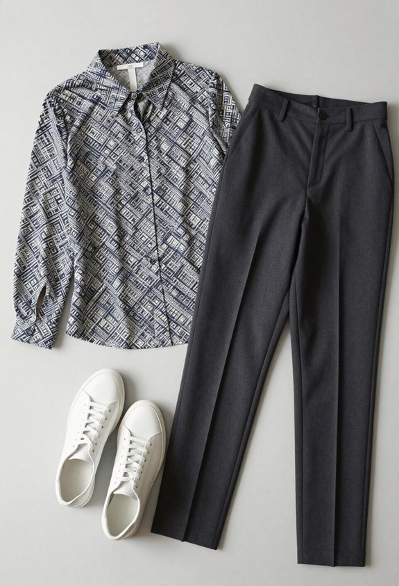 chic layered professional attire