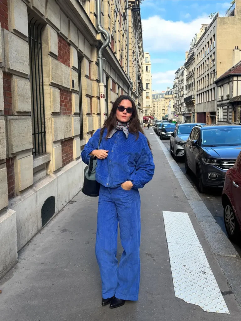 Cobalt Corduroy Set