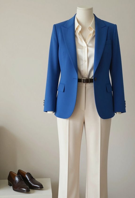 cobalt blazer neutral essentials