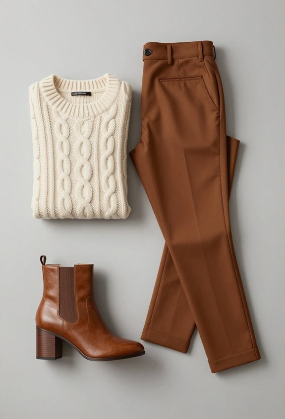 cognac cream texture elegance