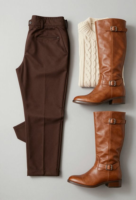 cozy professional outfit combination