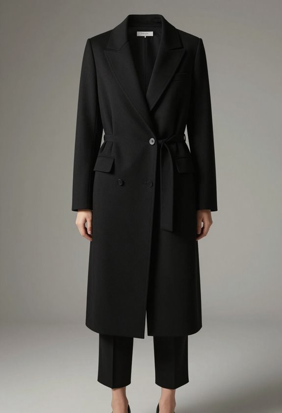 cropped trousers extended blazer